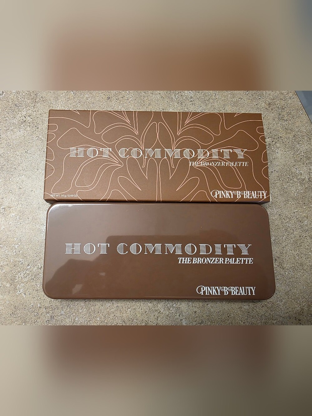 Pink Beauty Hot Commodity Bronzer Palette - Warm Brown Shades BNIB - Picture 3 of 5